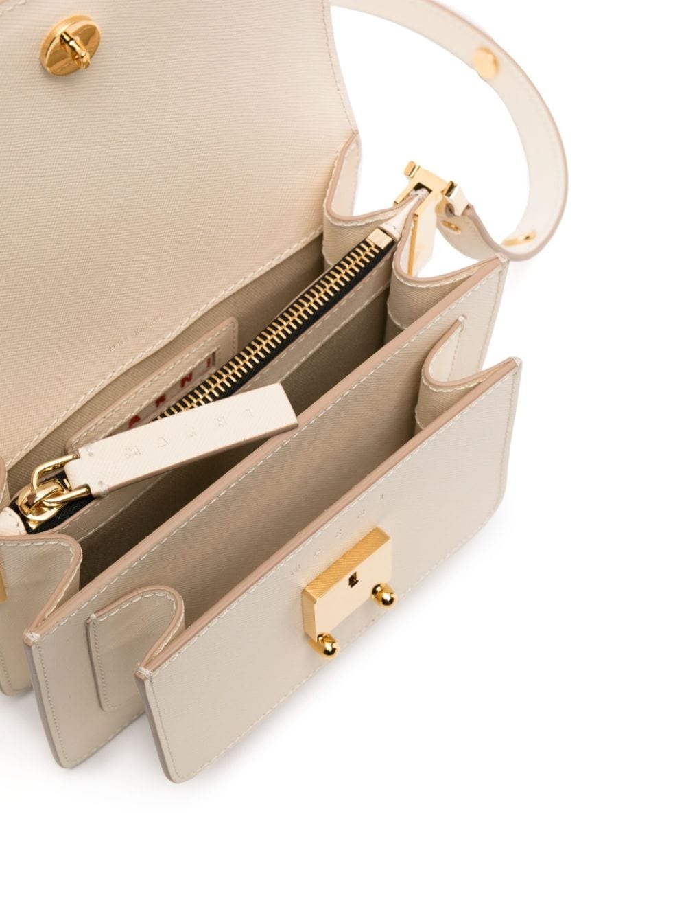 Trunk leather cross body bag - 5