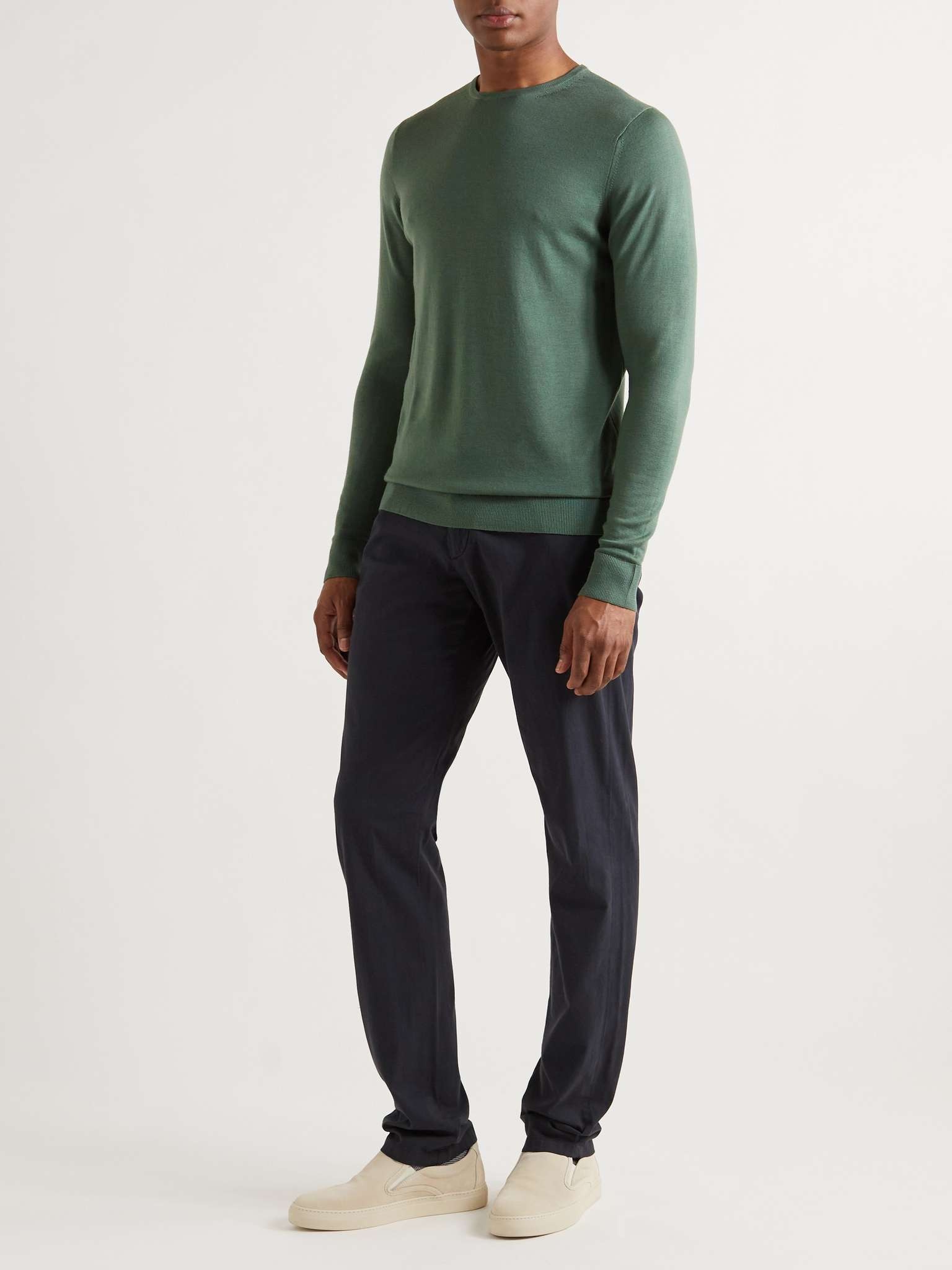 Slim-Fit Merino Wool Sweater - 2