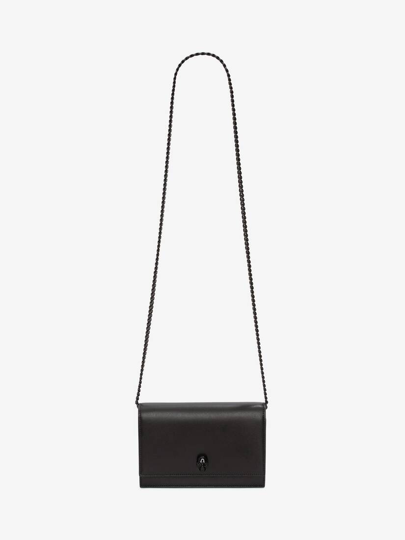 Women's Small Skull Bag in Black - 5