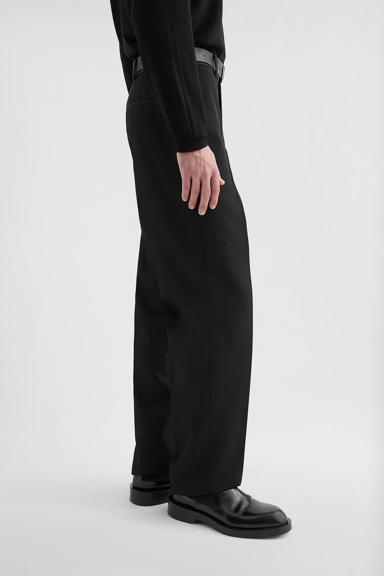 Wool Gabardine Trousers - 3