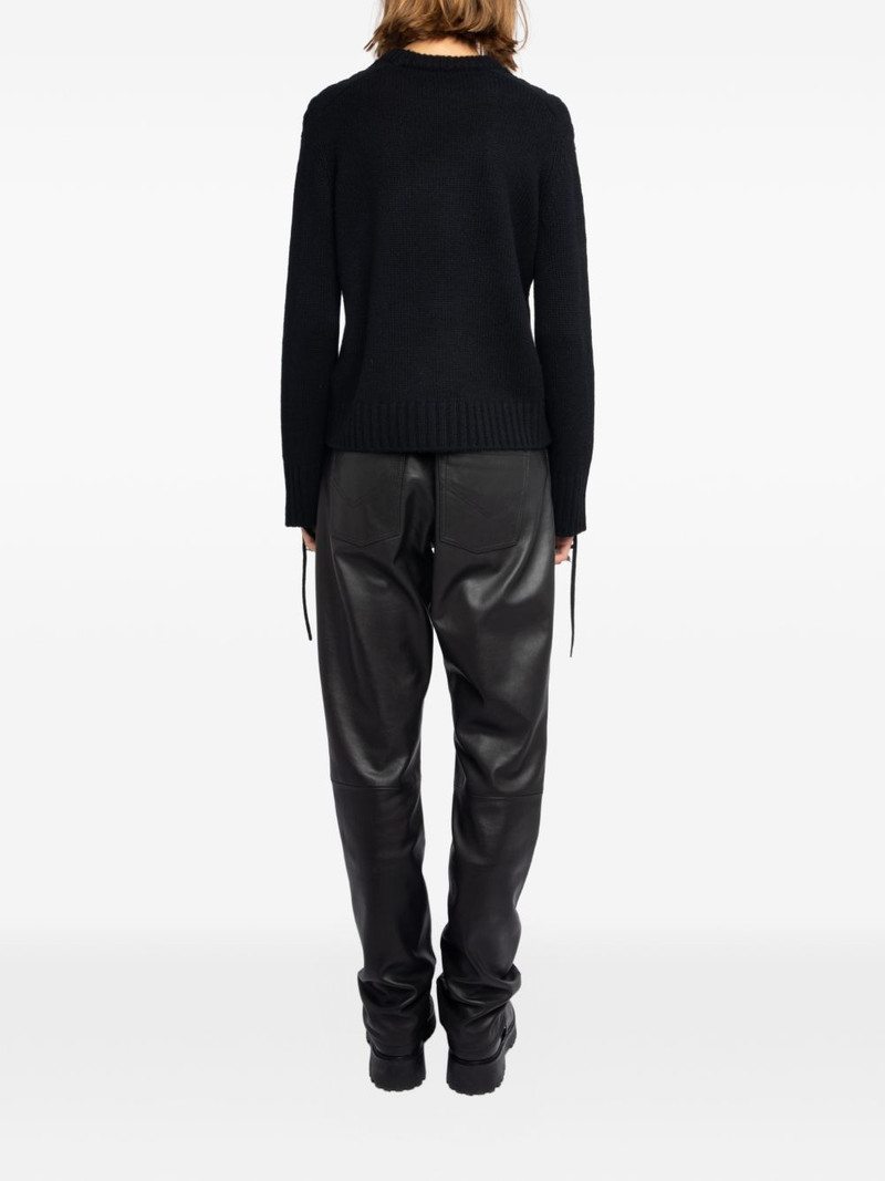 Malty sleeve tie sweater 3