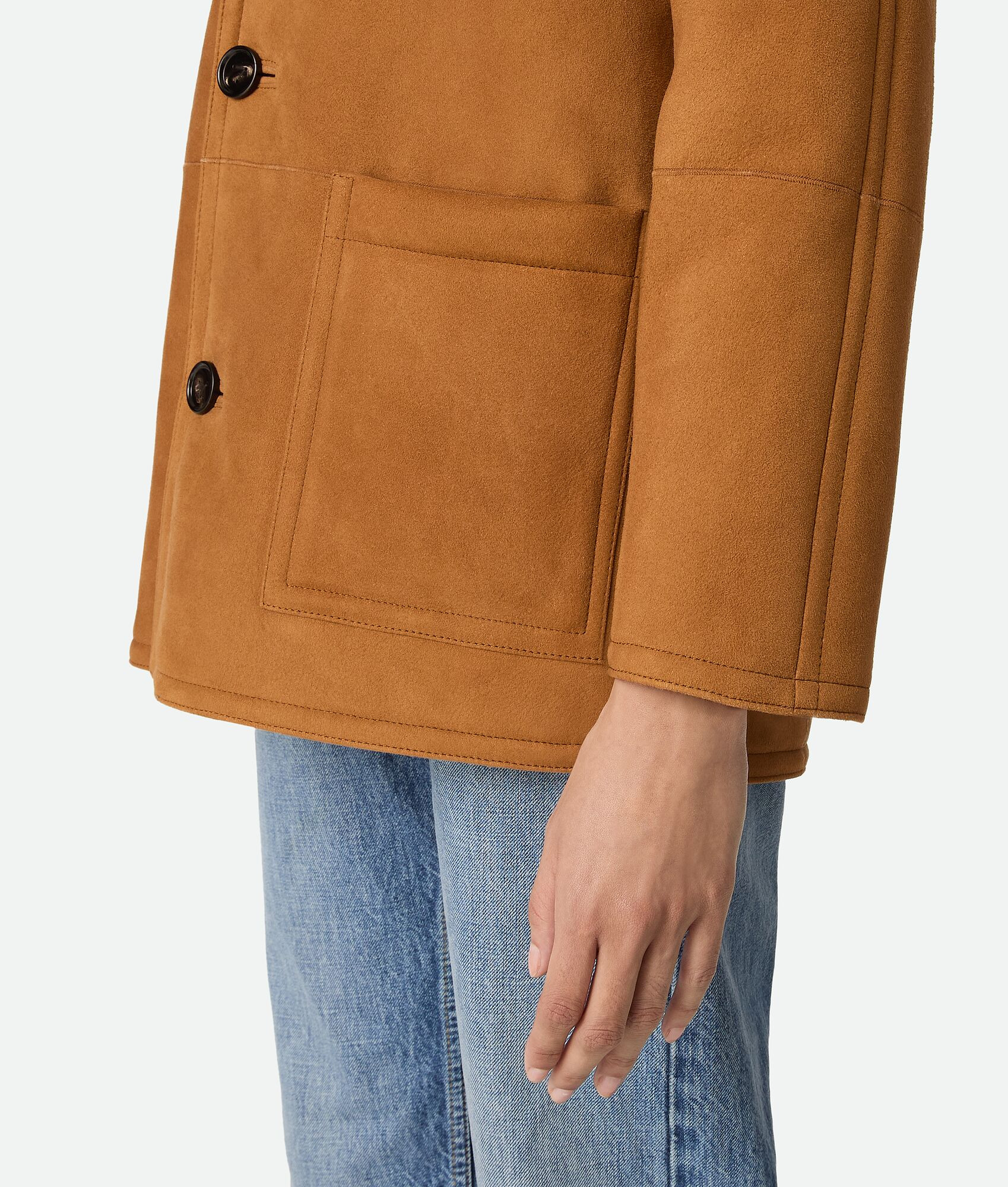 Felted Merino Shearling Coat - 4