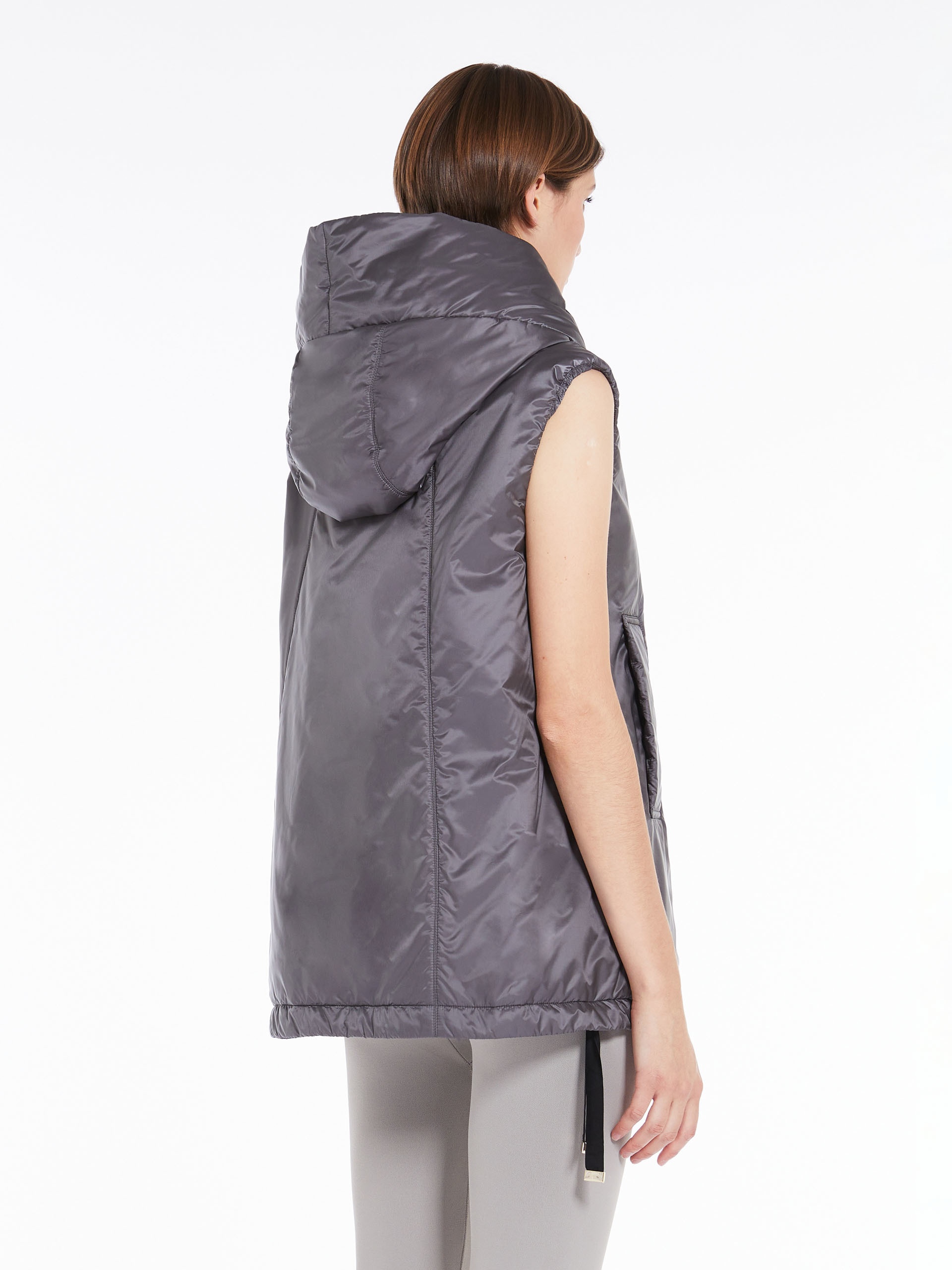 GREENGO Water-resistant technical canvas gilet - 4