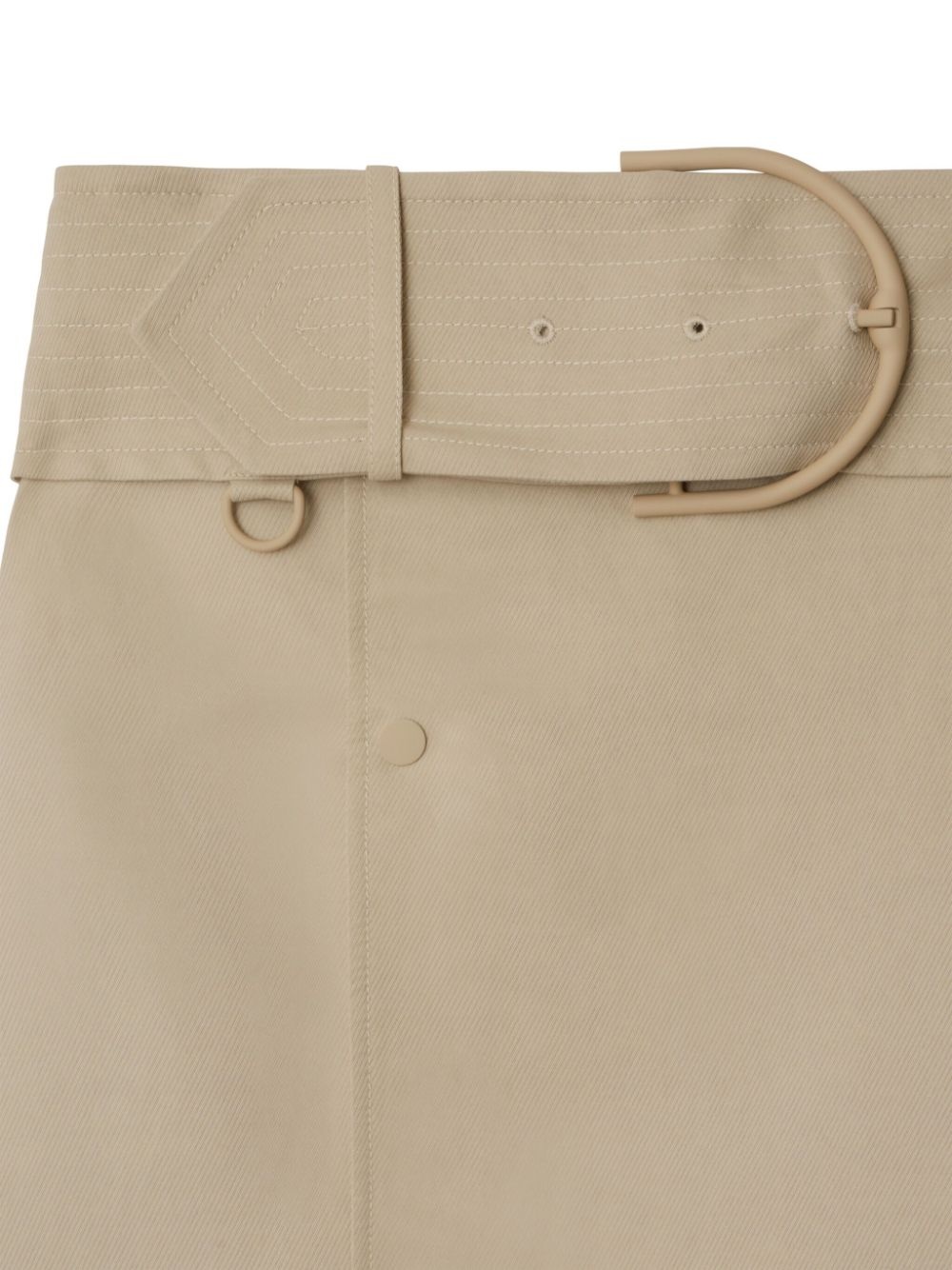 wrap canvas skirt - 5