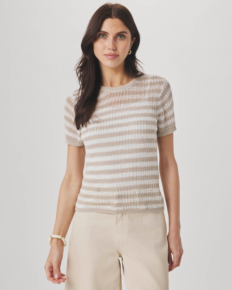 Splendid Yasmine Short Sleeve Sweater outlook