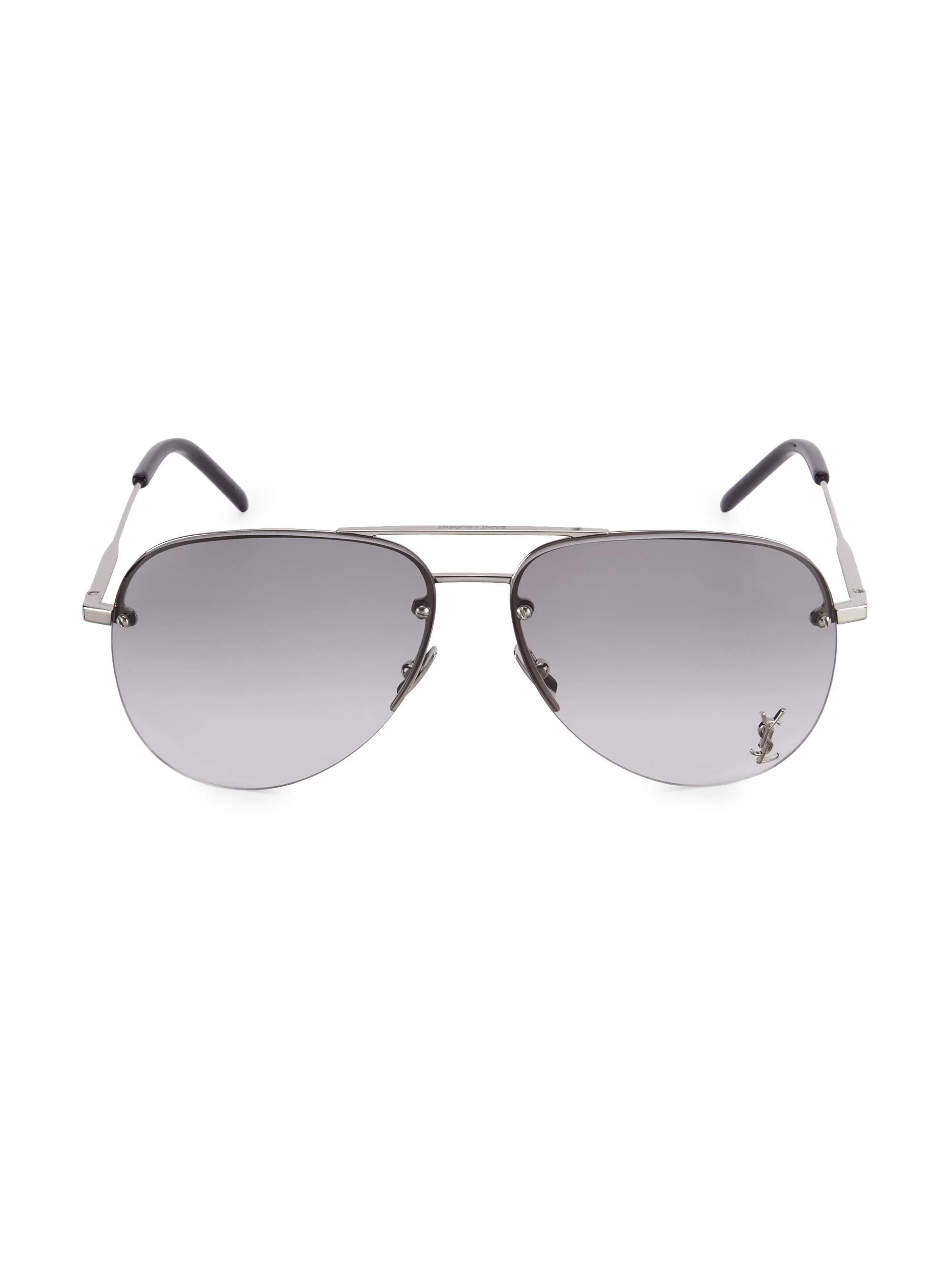 Women's Monogram 59MM Aviator Sunglasses - Silver - 1