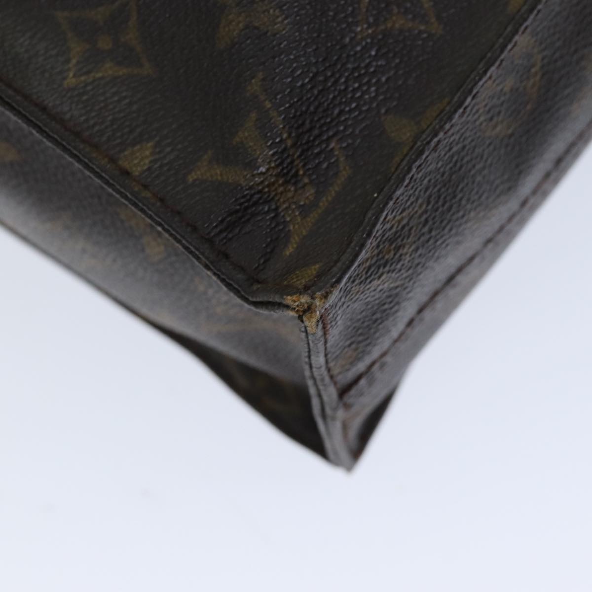 LOUIS VUITTON Monogram Sac Plat Hand Bag M51140 - 13