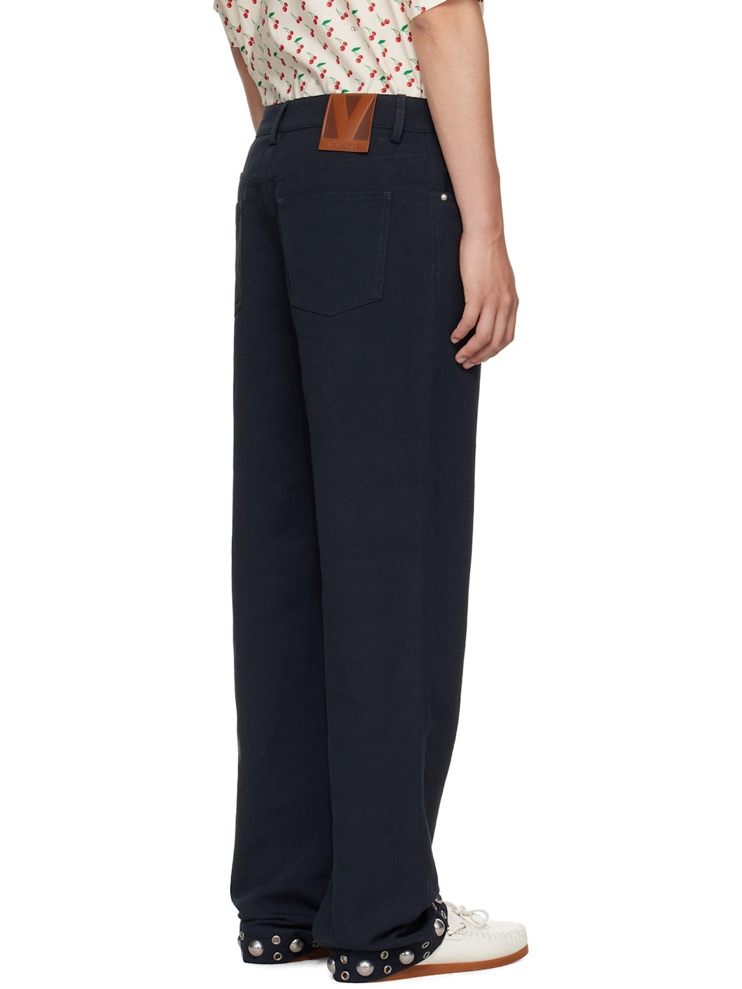 Black Studded Trousers - 3