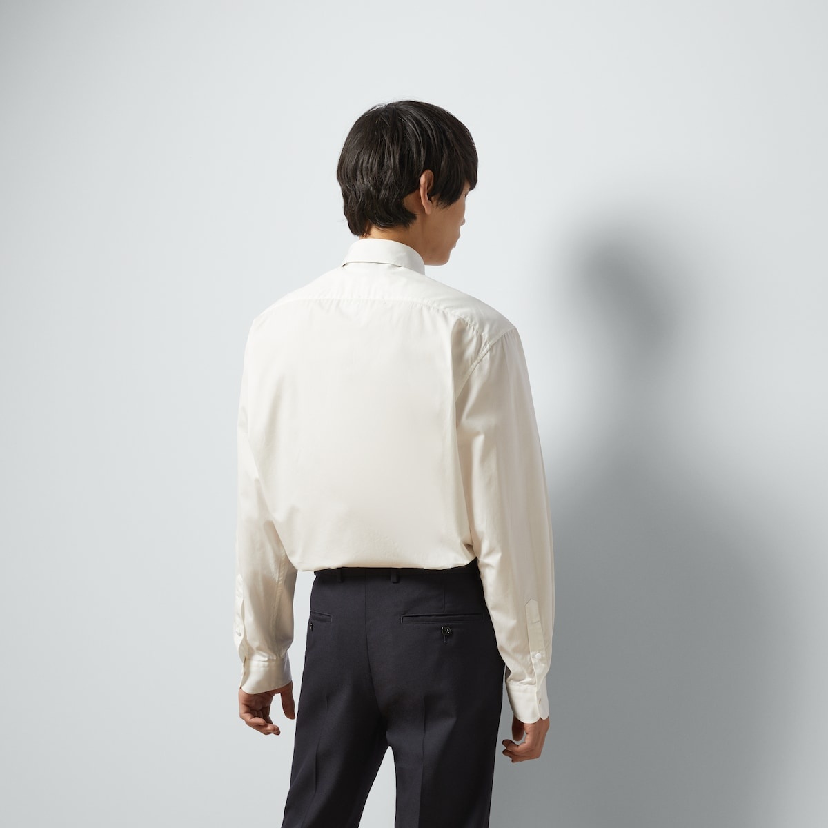 Cotton poplin evening shirt - 6