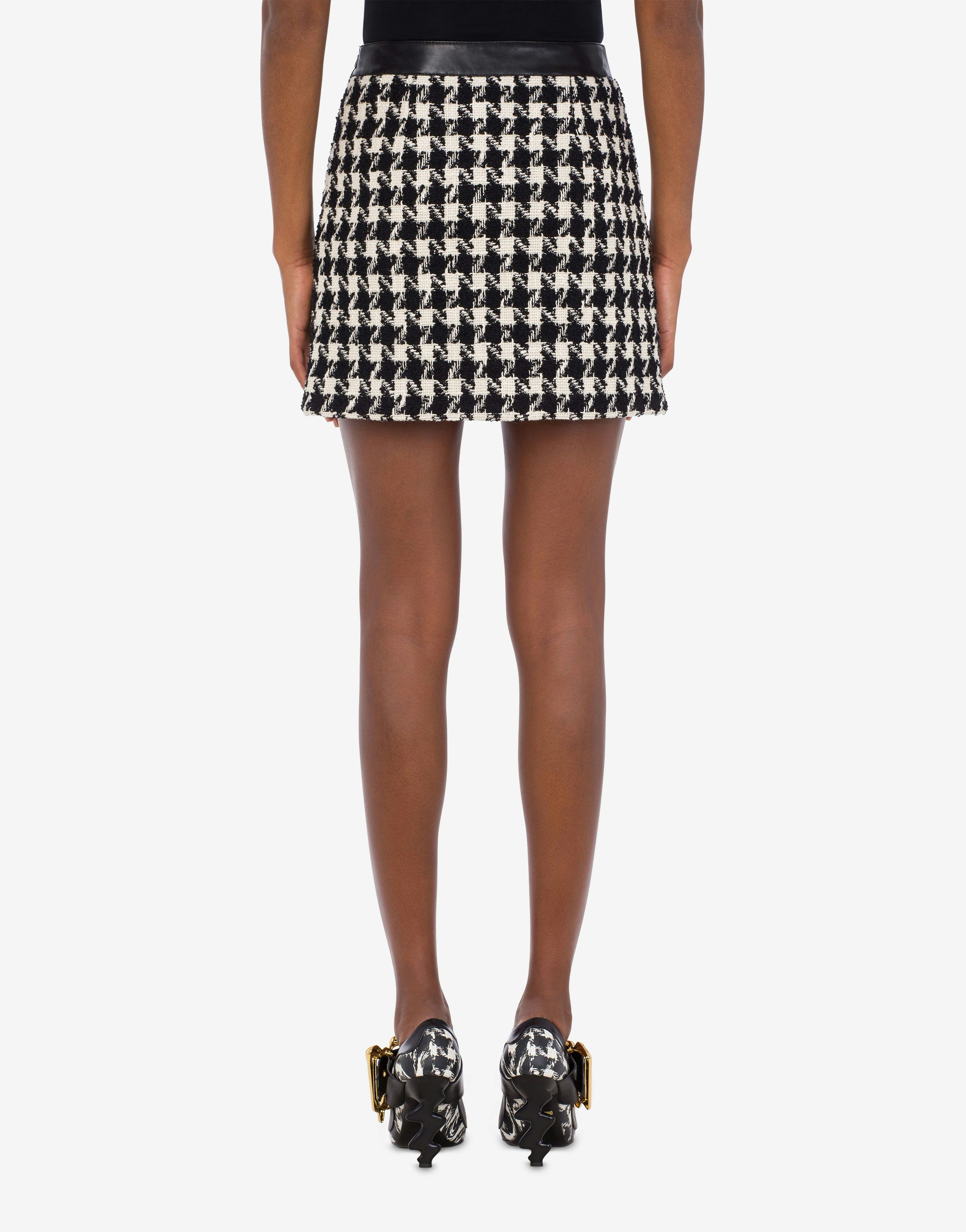 PIED DE POULE BOUCLÉ MINISKIRT - 3