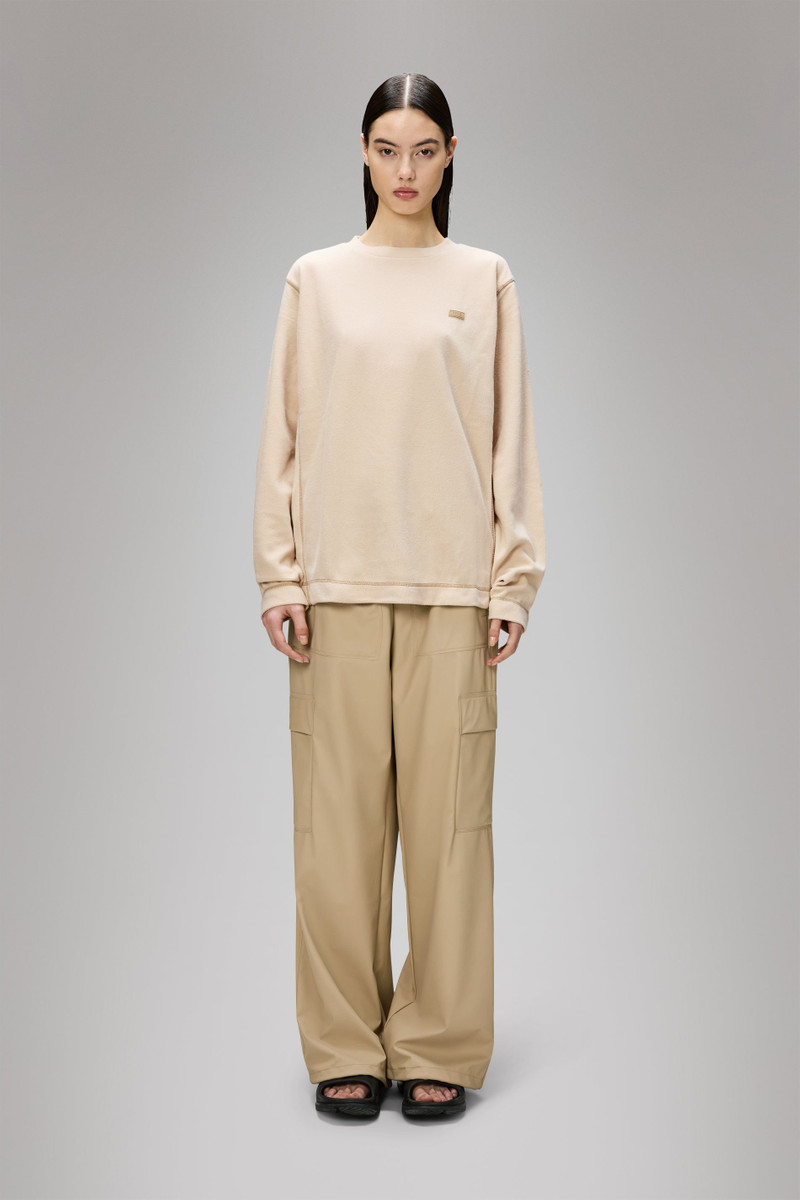 RAINS Addis Fleece Crewneck outlook