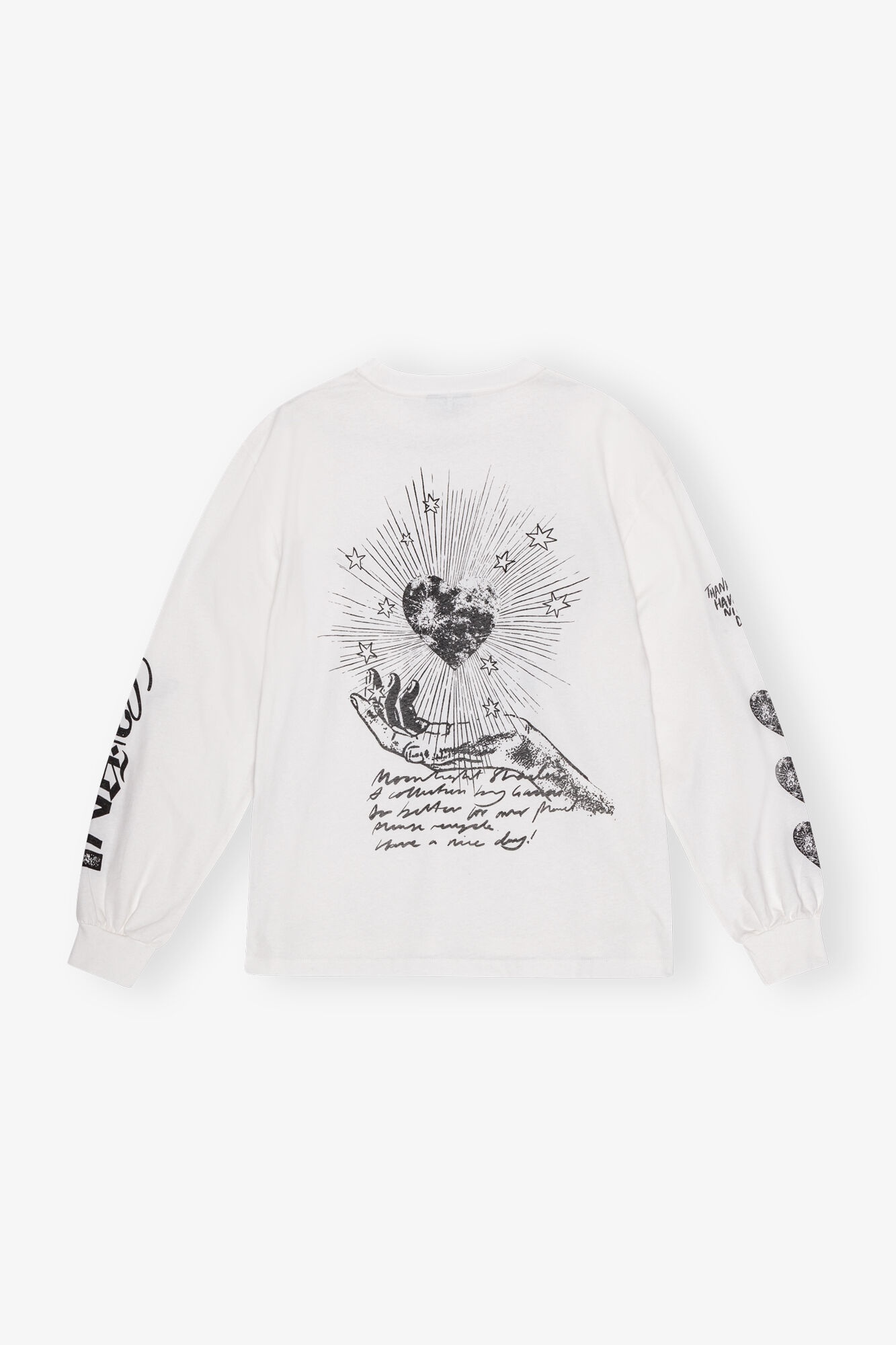 WHITE FUTURE HEAVY LONG SLEEVE T-SHIRT - 6