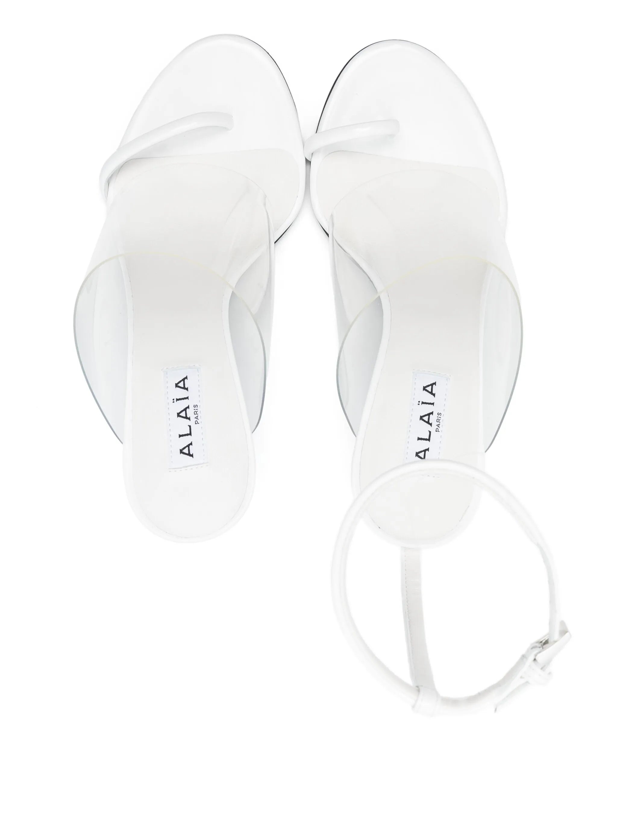 85mm Leather Sandals - 4
