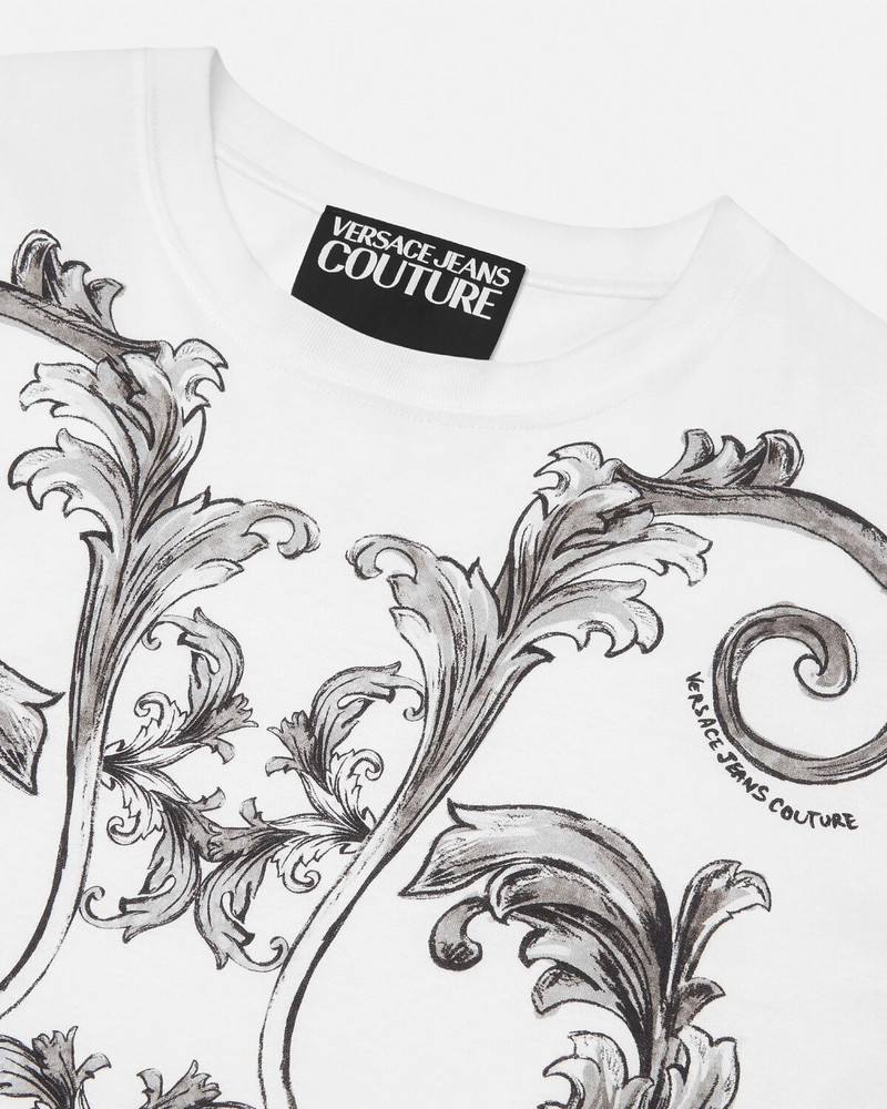 VERSACE JEANS COUTURE Outline Barocco Slim-Fit T-Shirt outlook