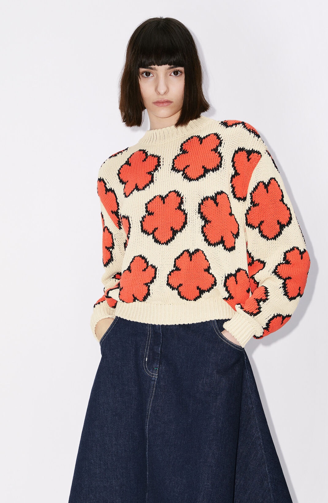 【送料&関税込】Kenzo Boke Flower Short Skirt 282675-30230-Kenzo-pixel-