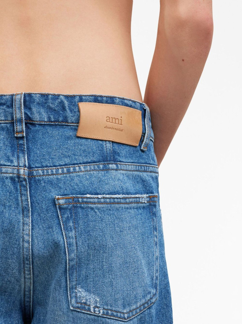 logo-patch straight-leg jeans 6