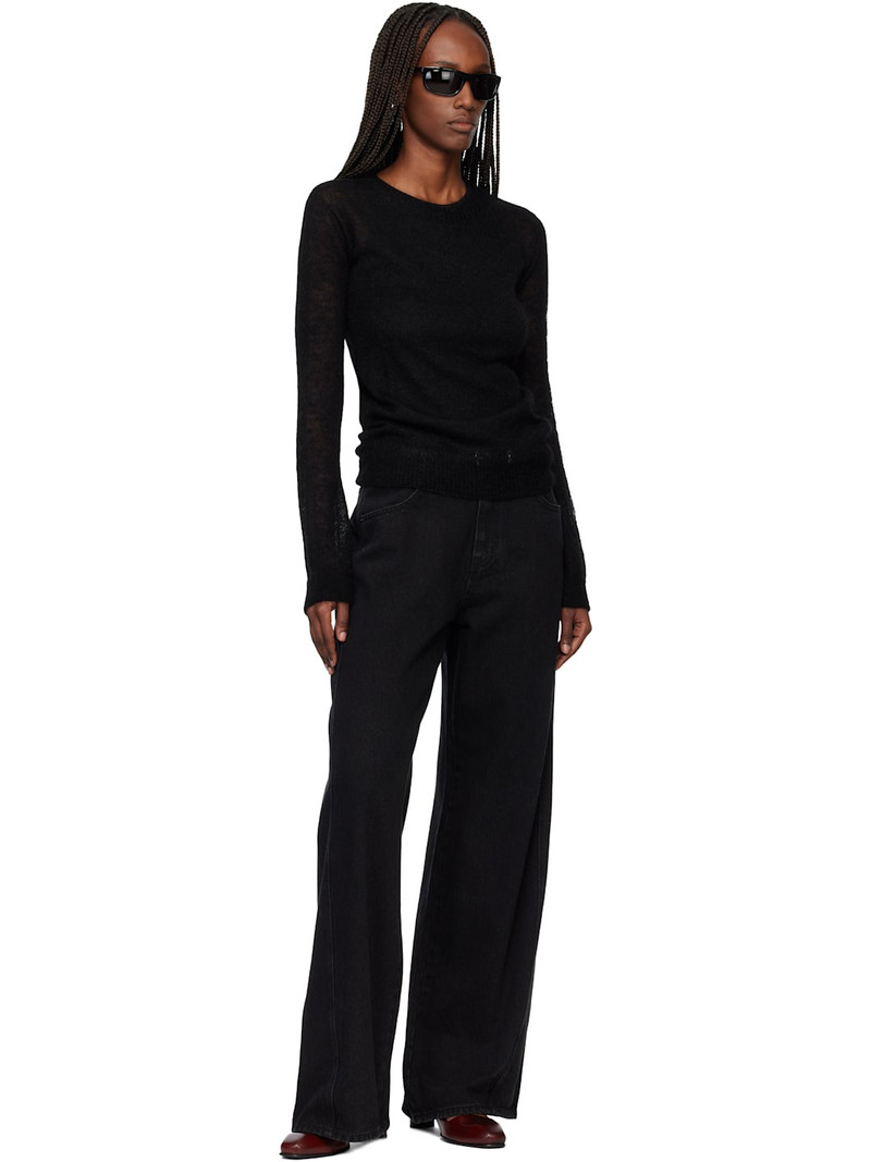 Tonywack Black Light Weight Mohair Sweater outlook