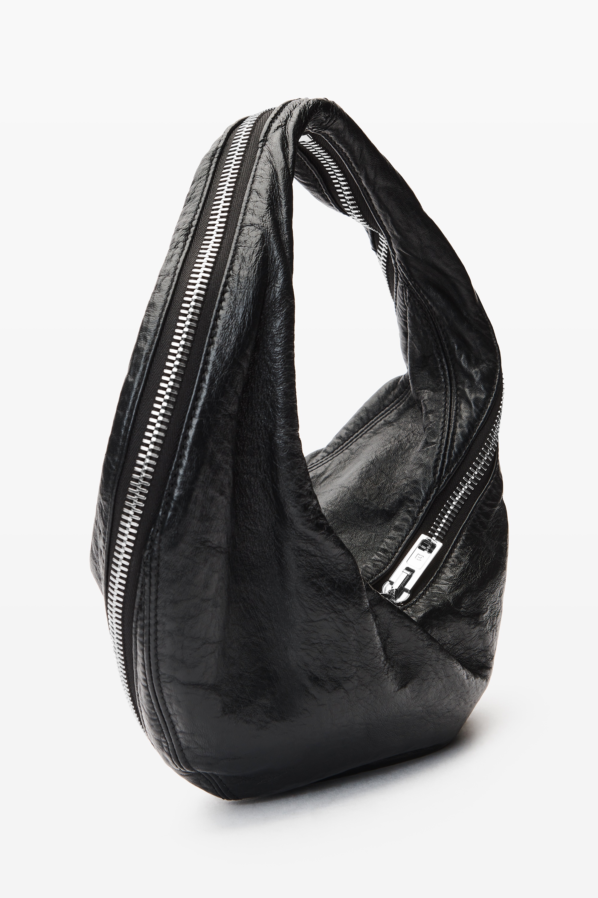 Twyst Handle Bag in Memory Leather - 2