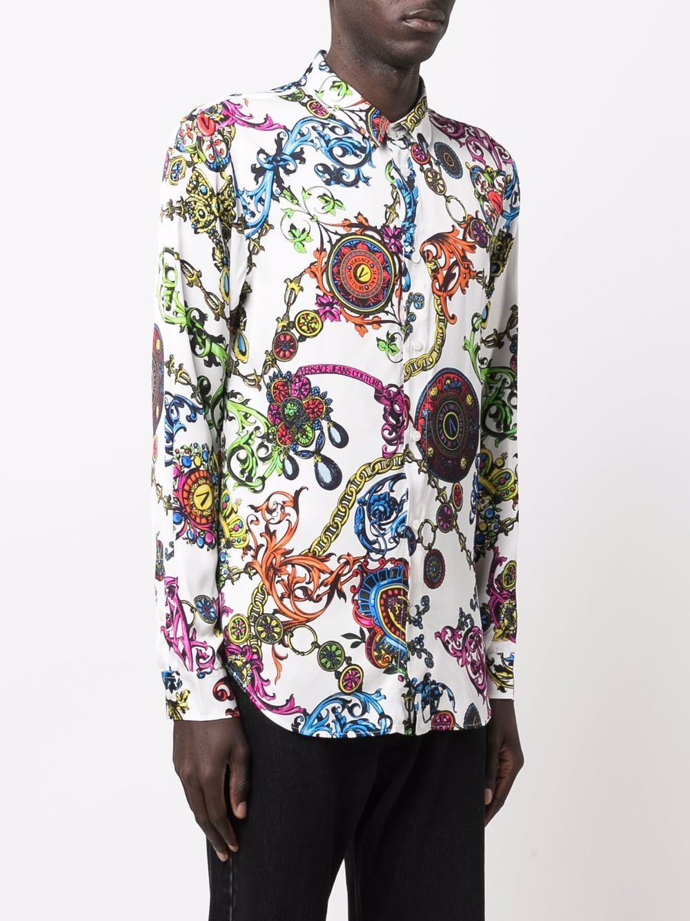 Regalia Baroque-print long-sleeve shirt - 3