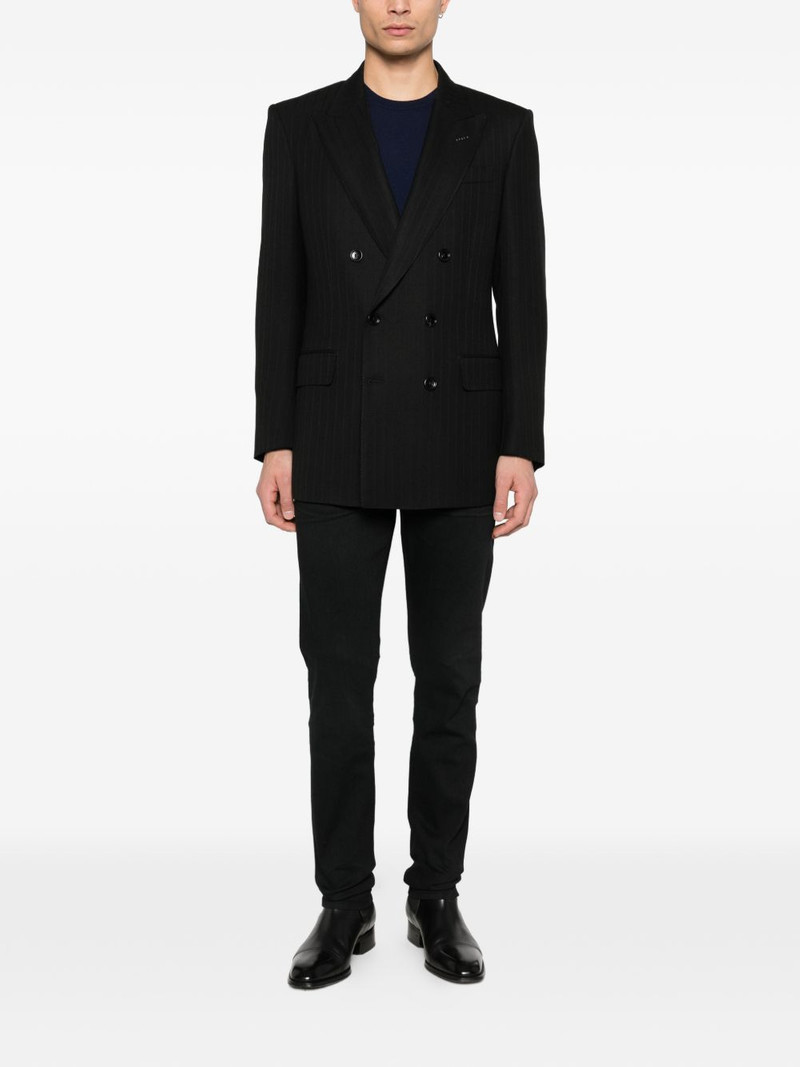 TOM FORD logo-patch jeans outlook