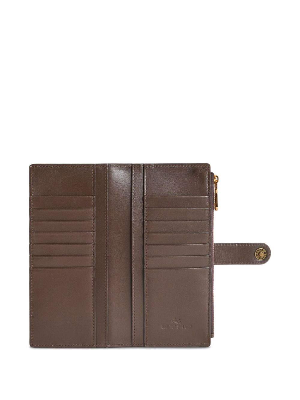 pegasus-button leather wallet - 3