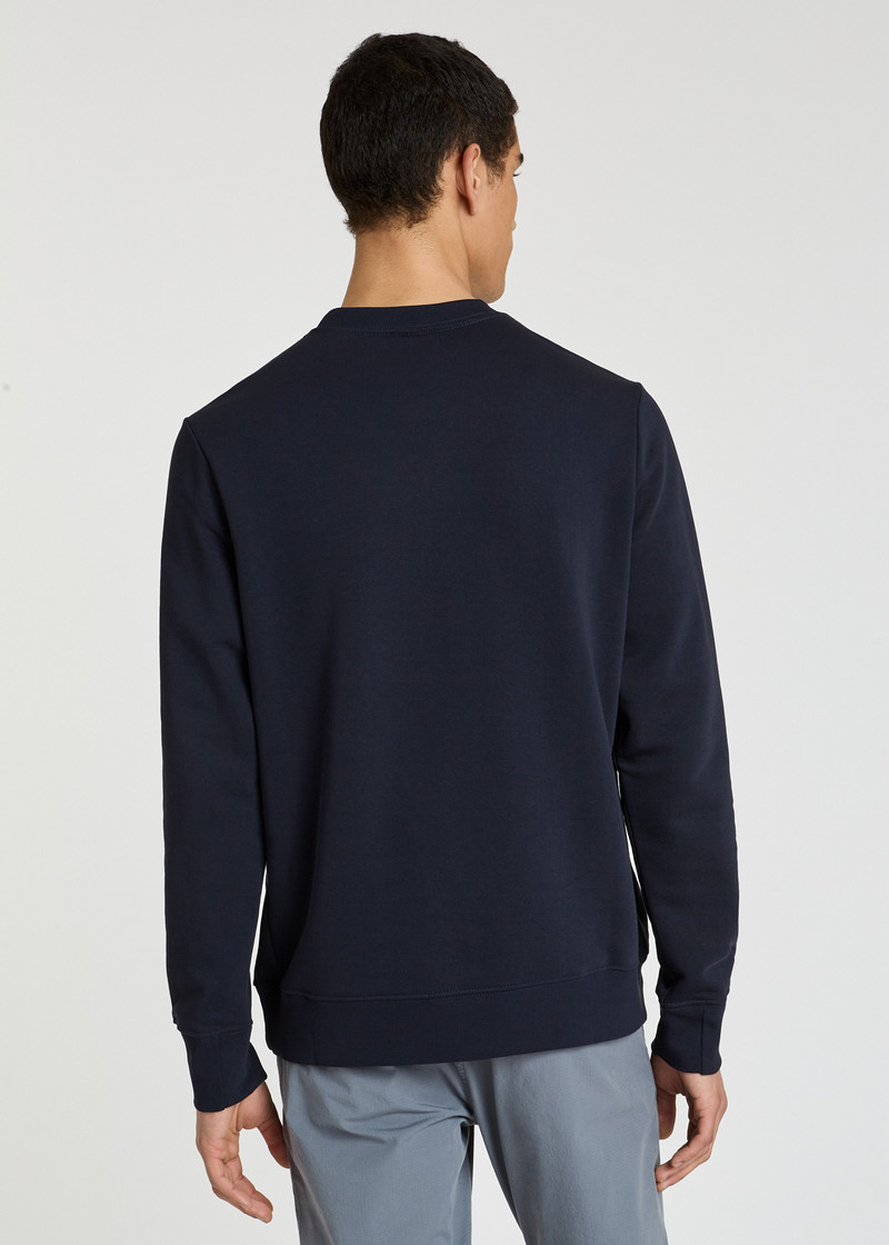 Regular-Fit Navy Zebra Sweatshirt 7