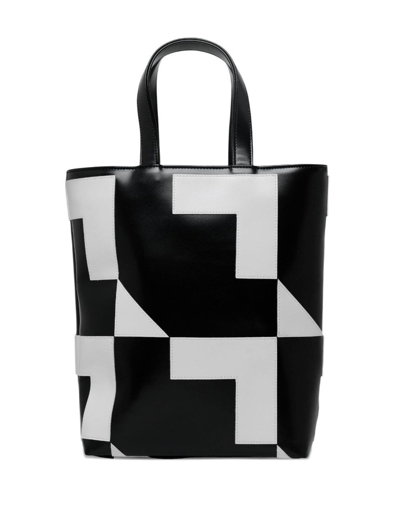 Comme Des Garçons geometric-pattern tote bag outlook