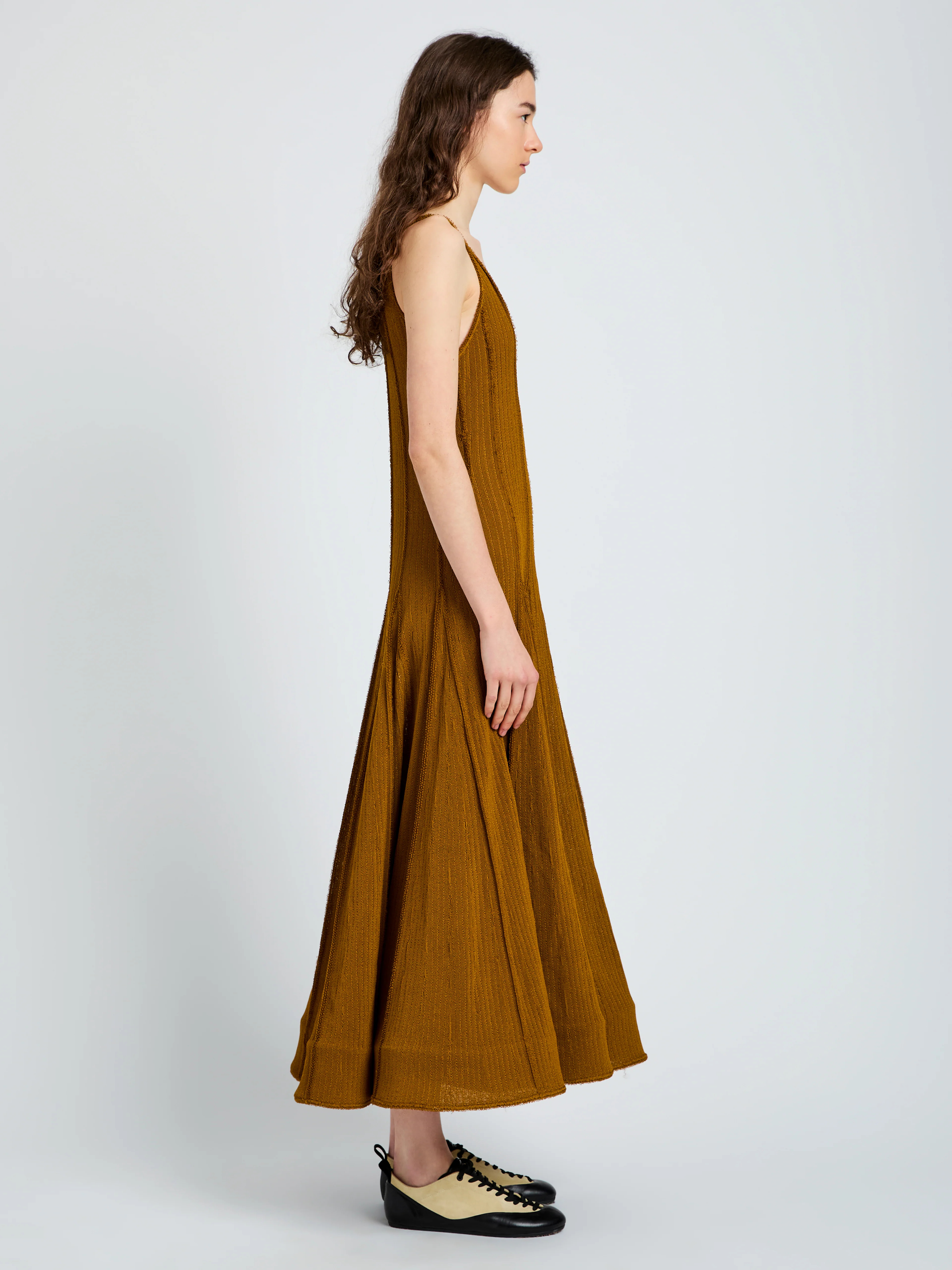Tavia Dress in Viscose Fringe Knit - 3