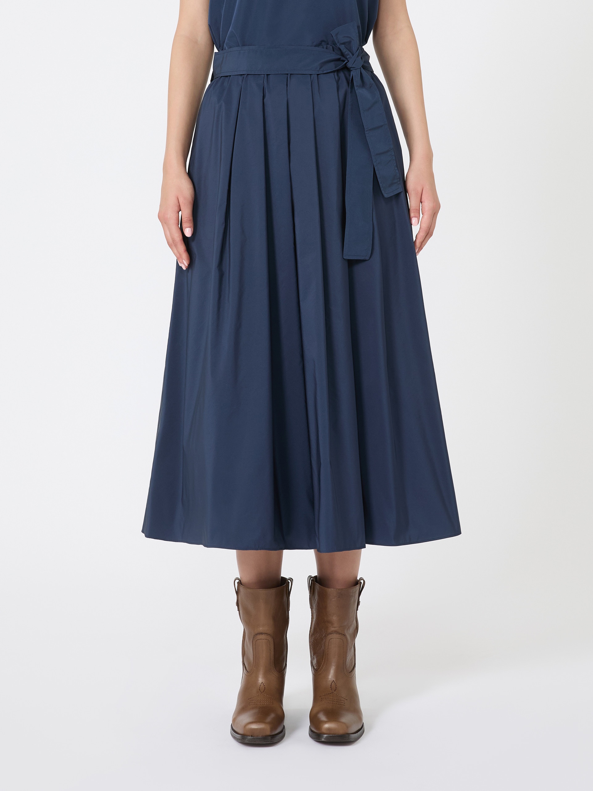 ZARDA Midi taffeta skirt - 3