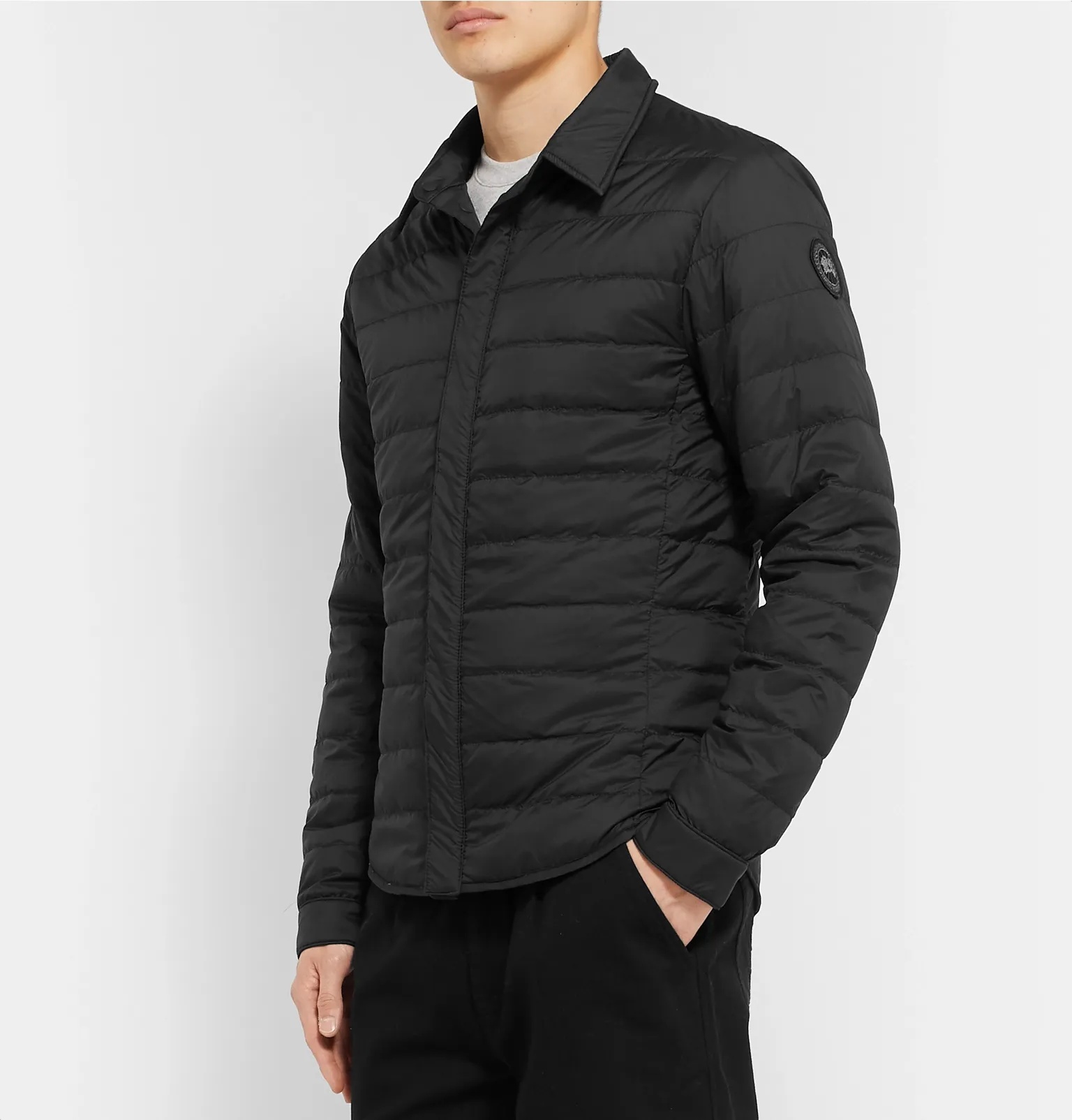 Jackson Slim-Fit Quilted Nylon Down Shirt Jacket - 4