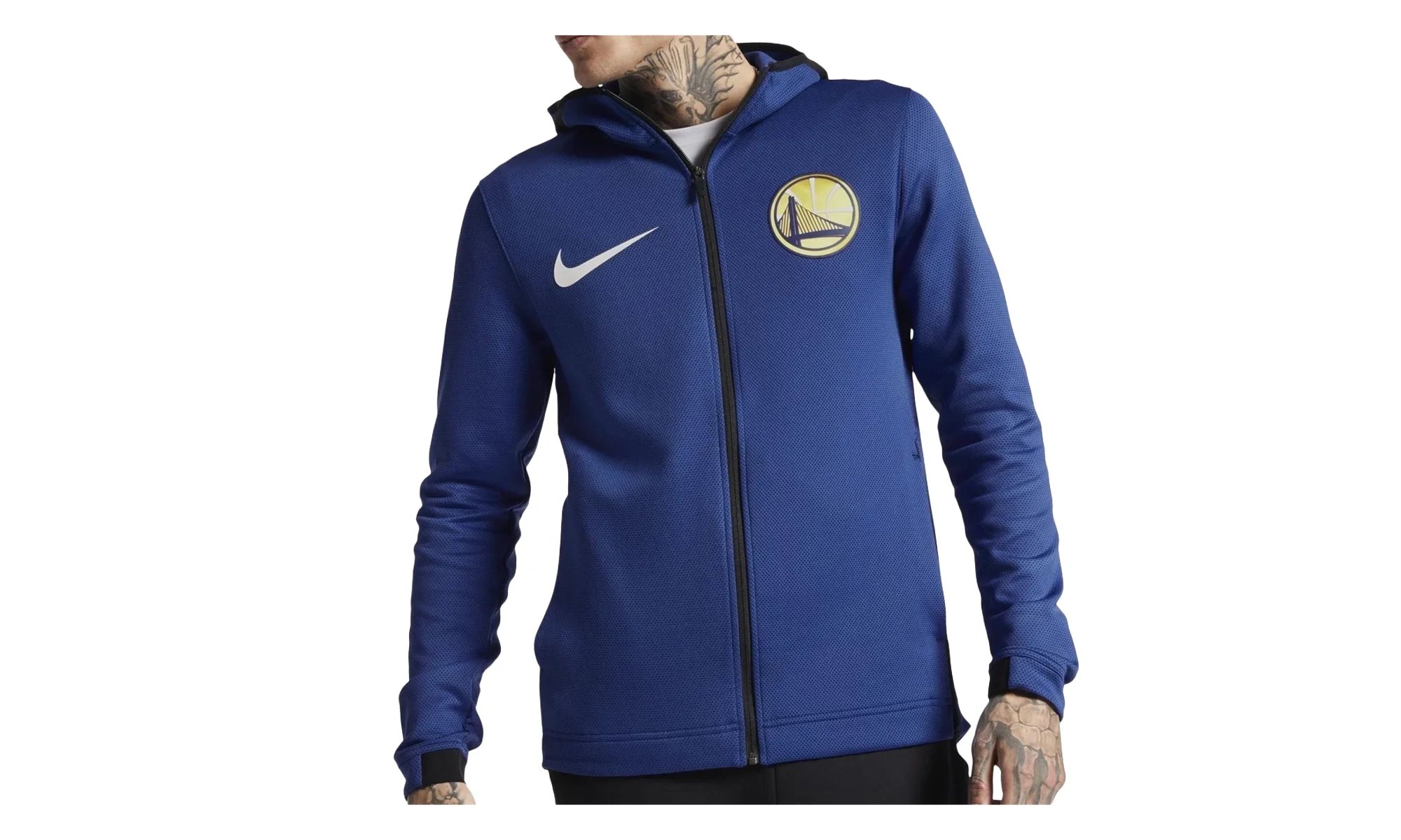 NBA GS Warriors Flex Full‑Zip Hoodie "Showtime Therma" 940128 495 - 1