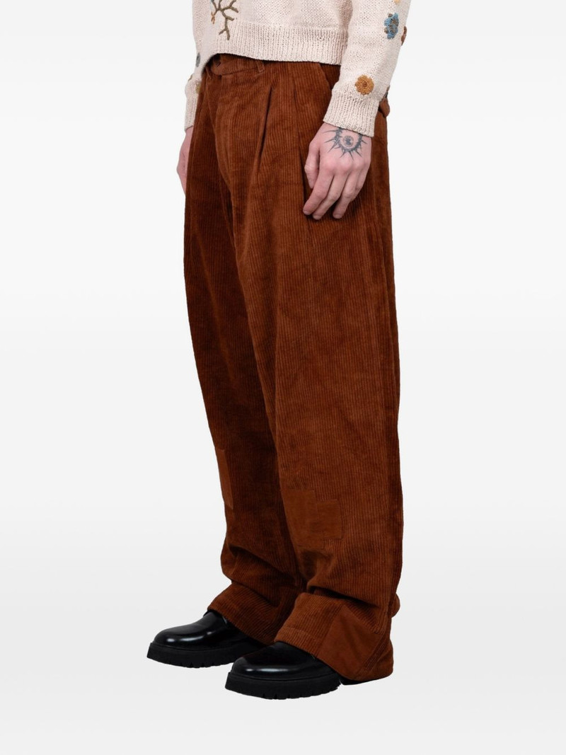 Story mfg. Lush corduroy patch trousers outlook