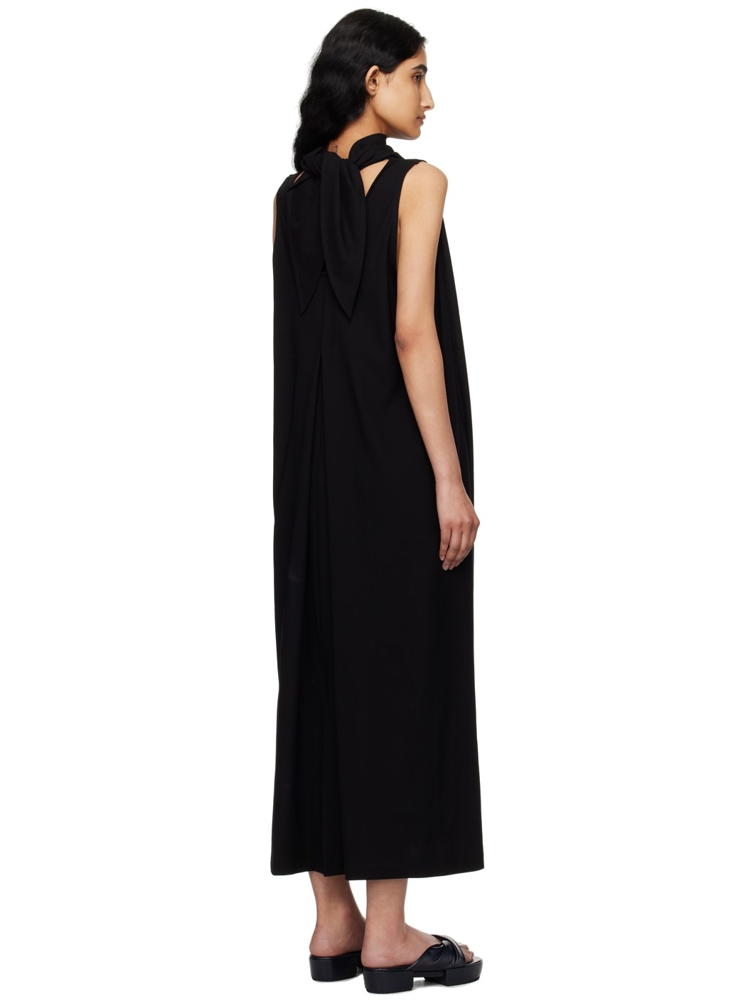 Black Knot Midi Dress - 3