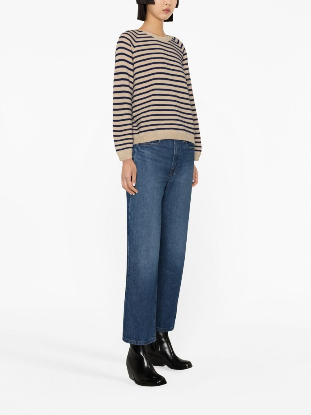 Lilas striped wool jumper - 3