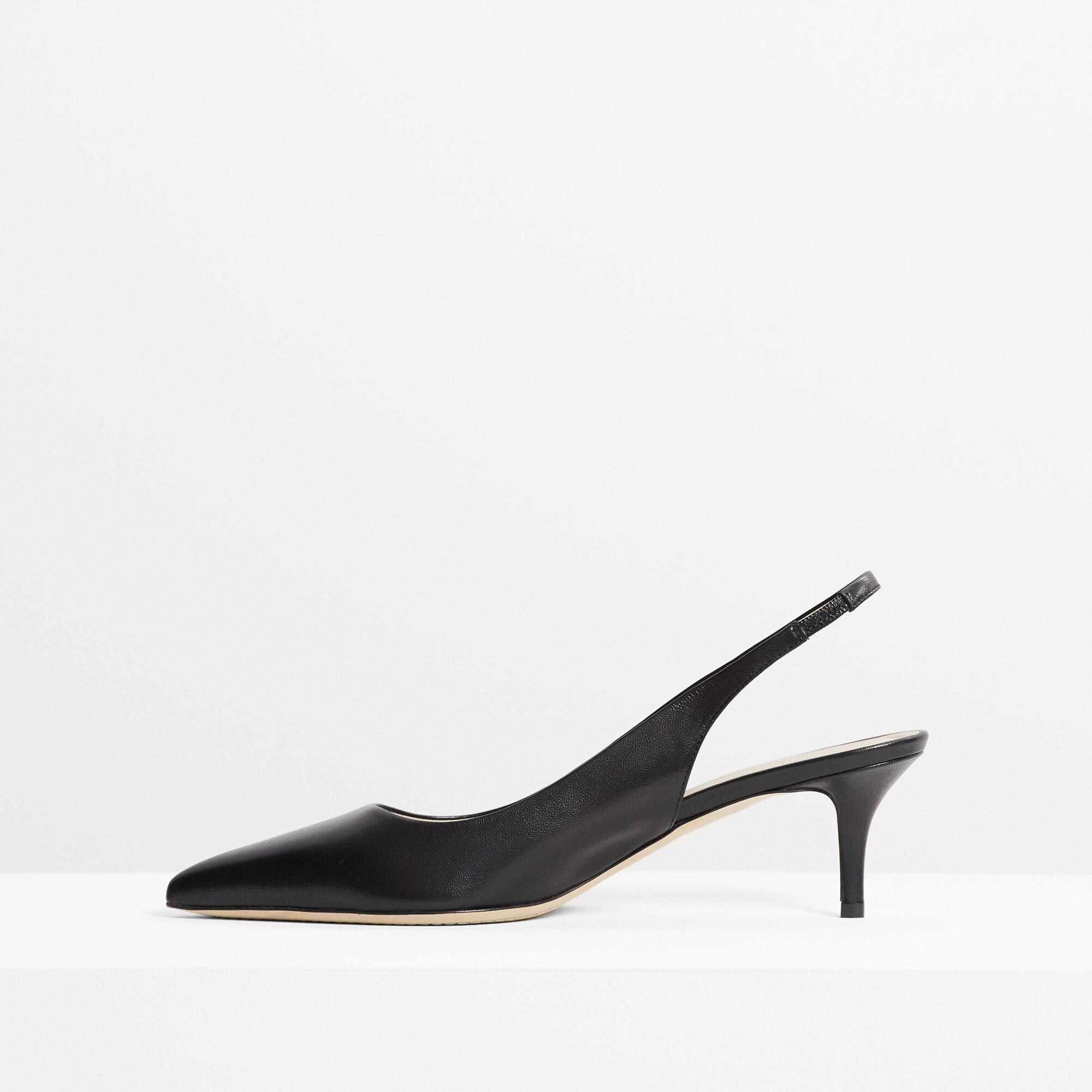 City Slingback in Leather - 3