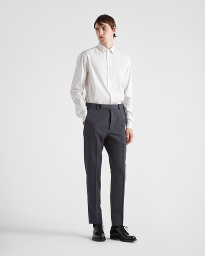 Prada Tailored wool and mohair pants outlook