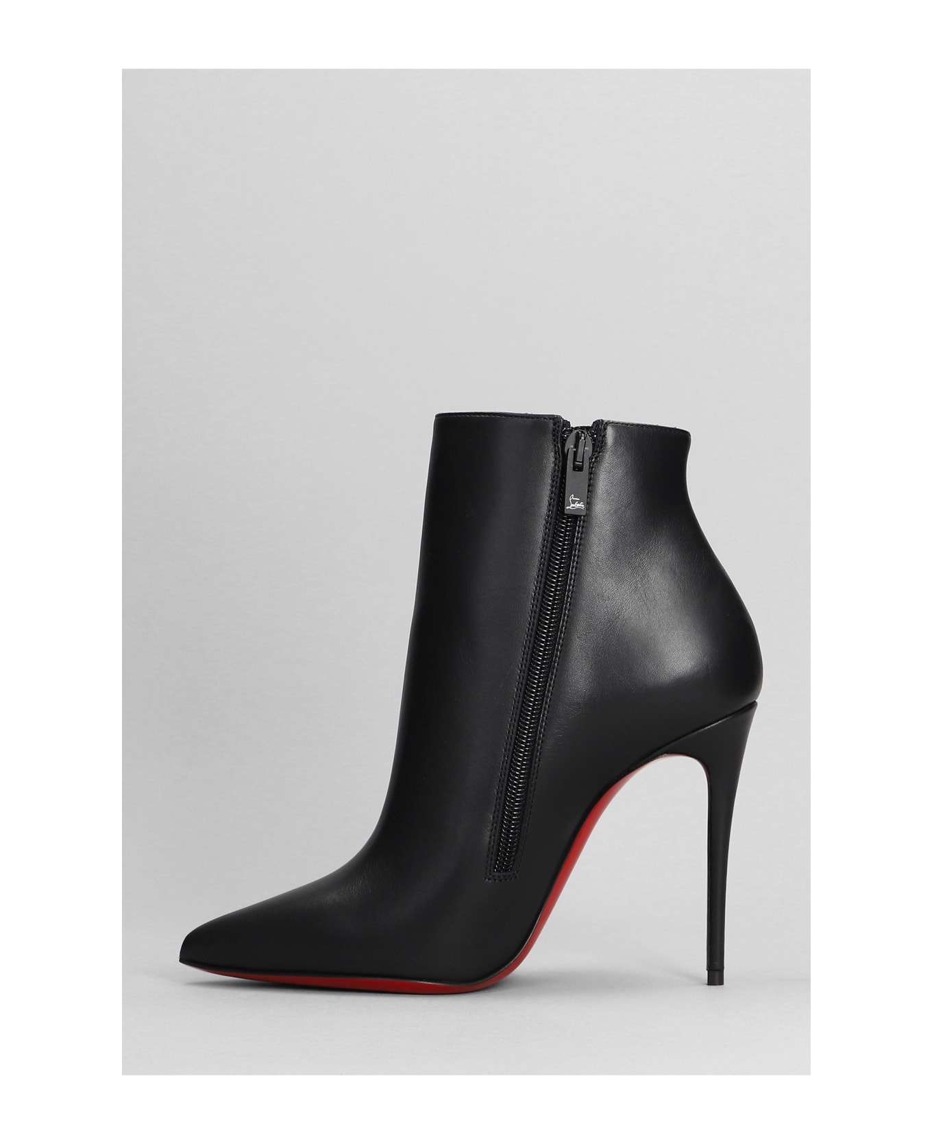 So Kate Booty High Heels Ankle Boots In Black Leather - 3