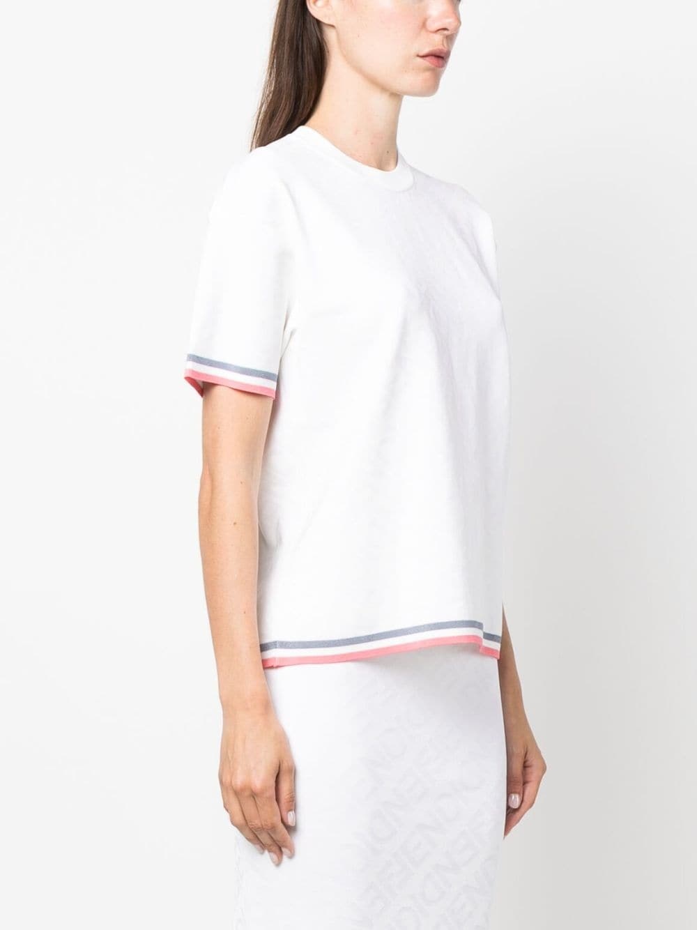 motif-print round-neck T-shirt - 3