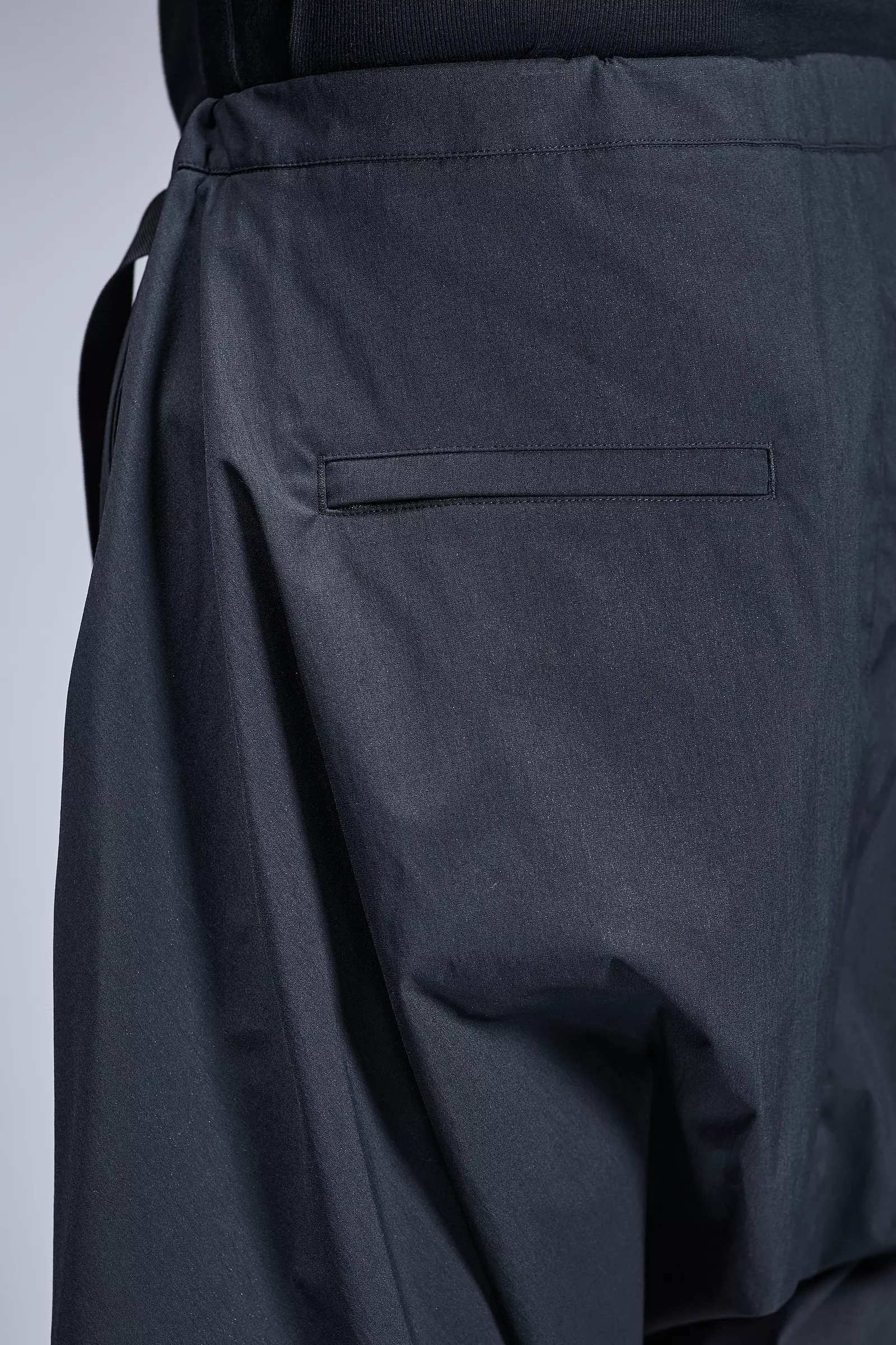 P30BL-E Encapsulated Nylon Ultrawide Drawcord Trouser Black - 23