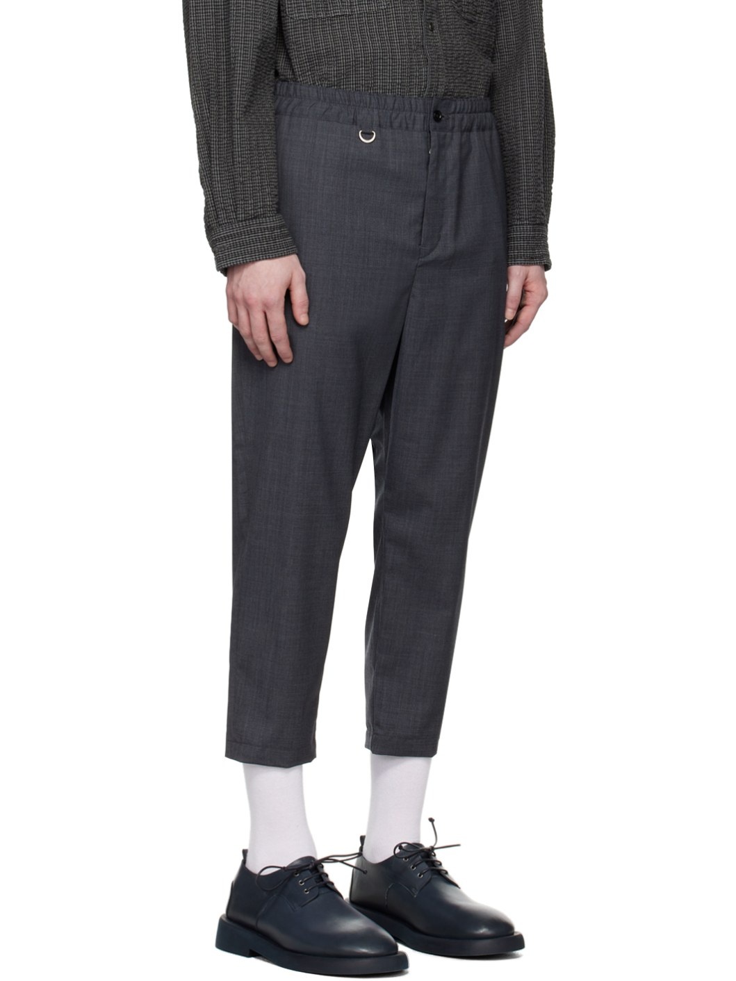 Gray Easy Trousers - 2