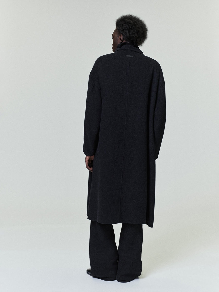 Wool Cashmere Highneck Coat - 4