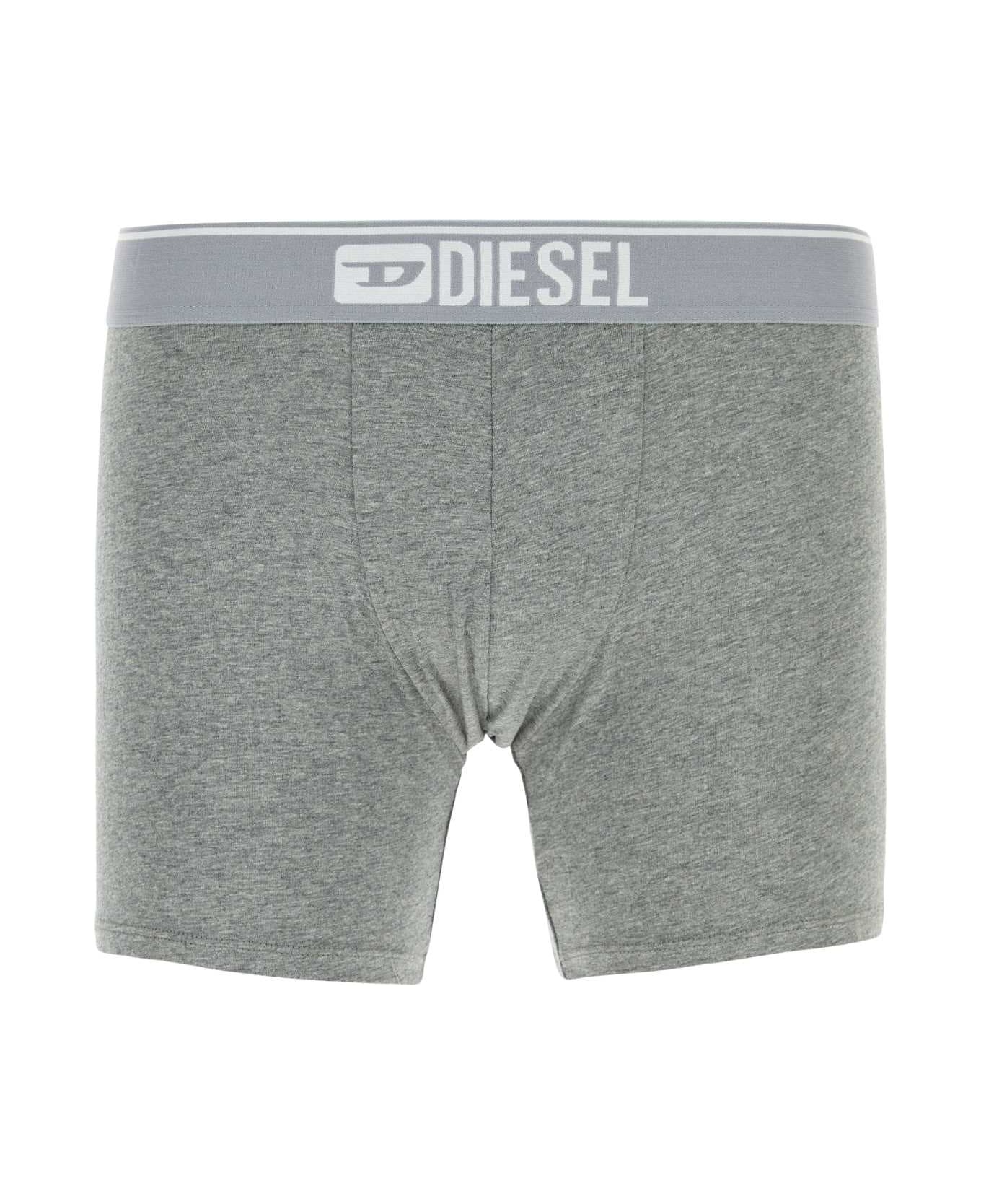 Multicolor Stretch Cotton Boxer Set - 1