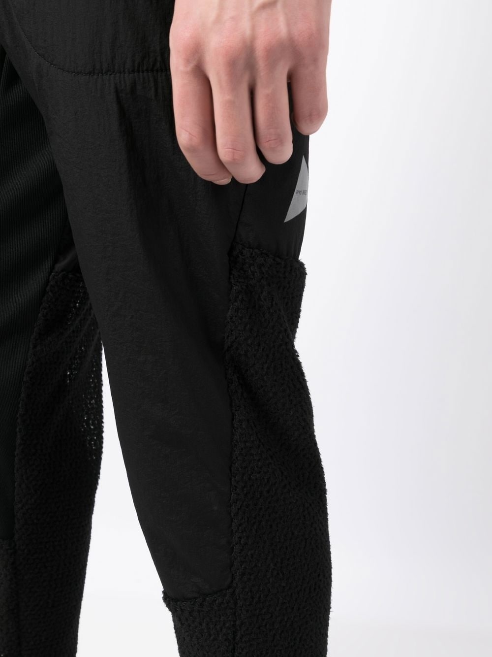 fleece-panel trousers - 5