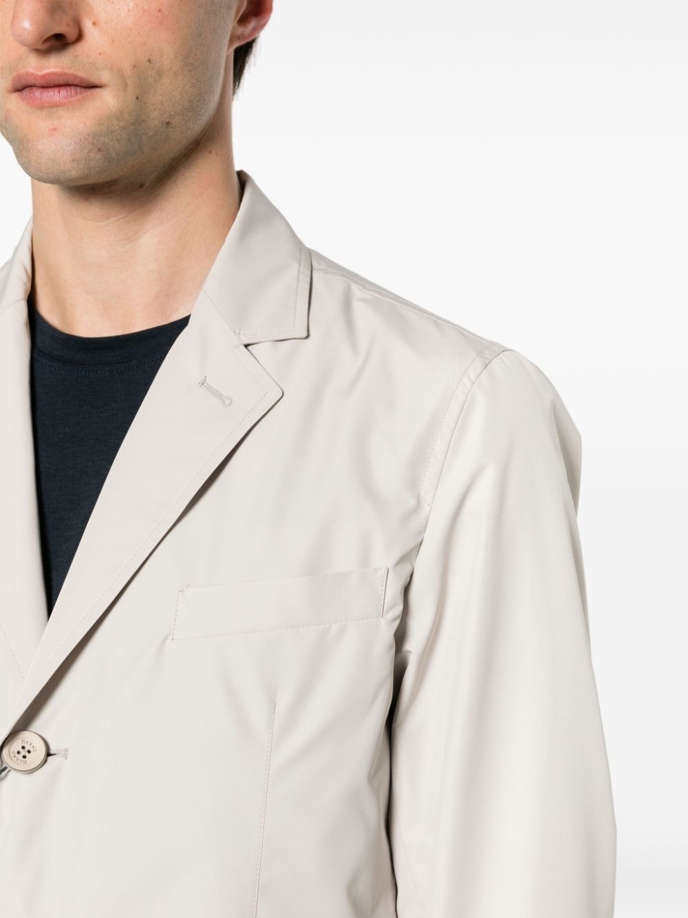 layered-design blazer - 6