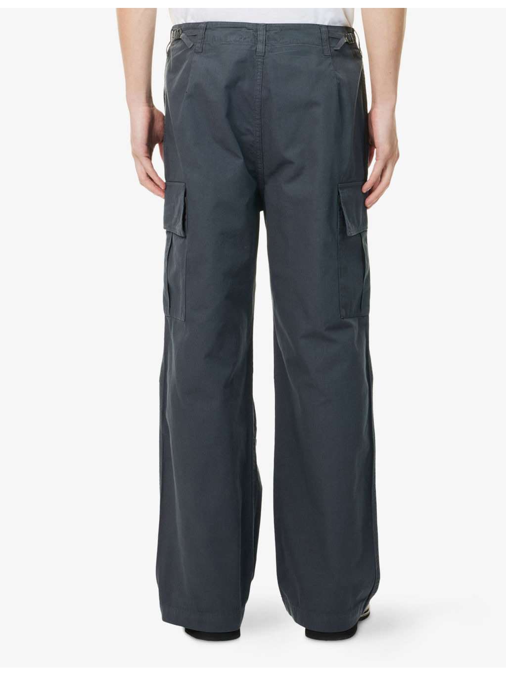 Ripstop Straight-Leg Cotton Cargo Trousers - 4