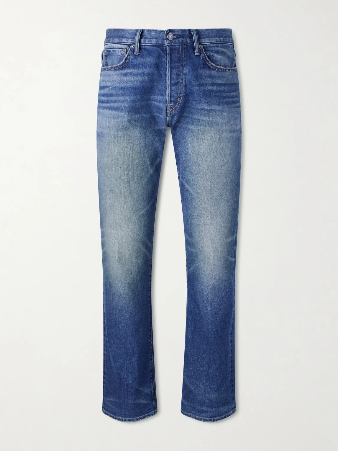 Straight-Leg Selvedge Jeans - 1