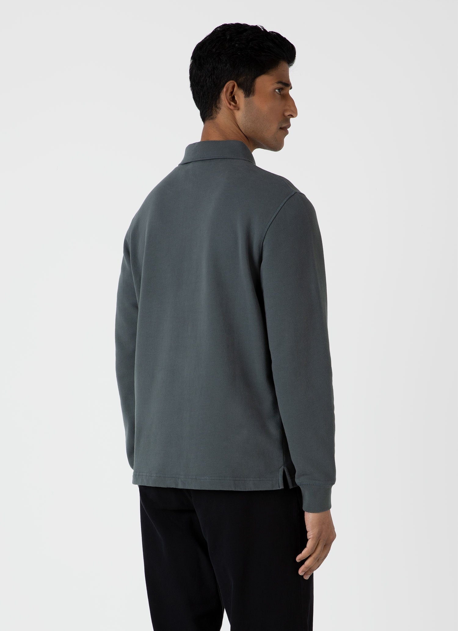Zip Polo Loopback Sweatshirt - 5