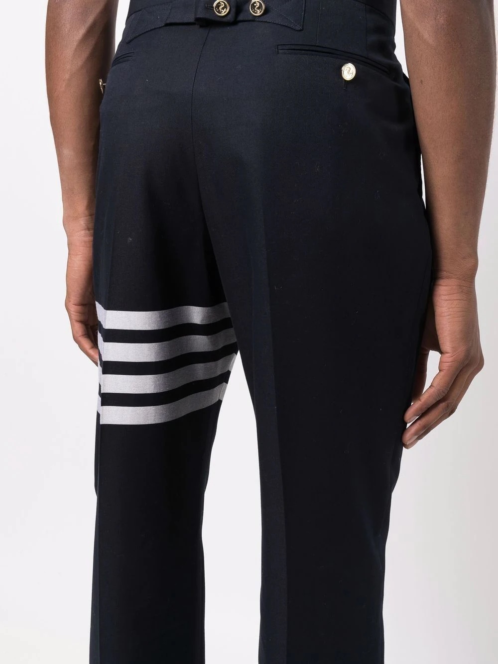 4-Bar stripe tailored trousers - 5