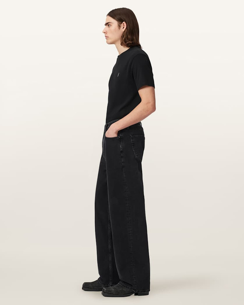 LENNY LOOSE FIT WIDE LEG DENIM JEANS 6