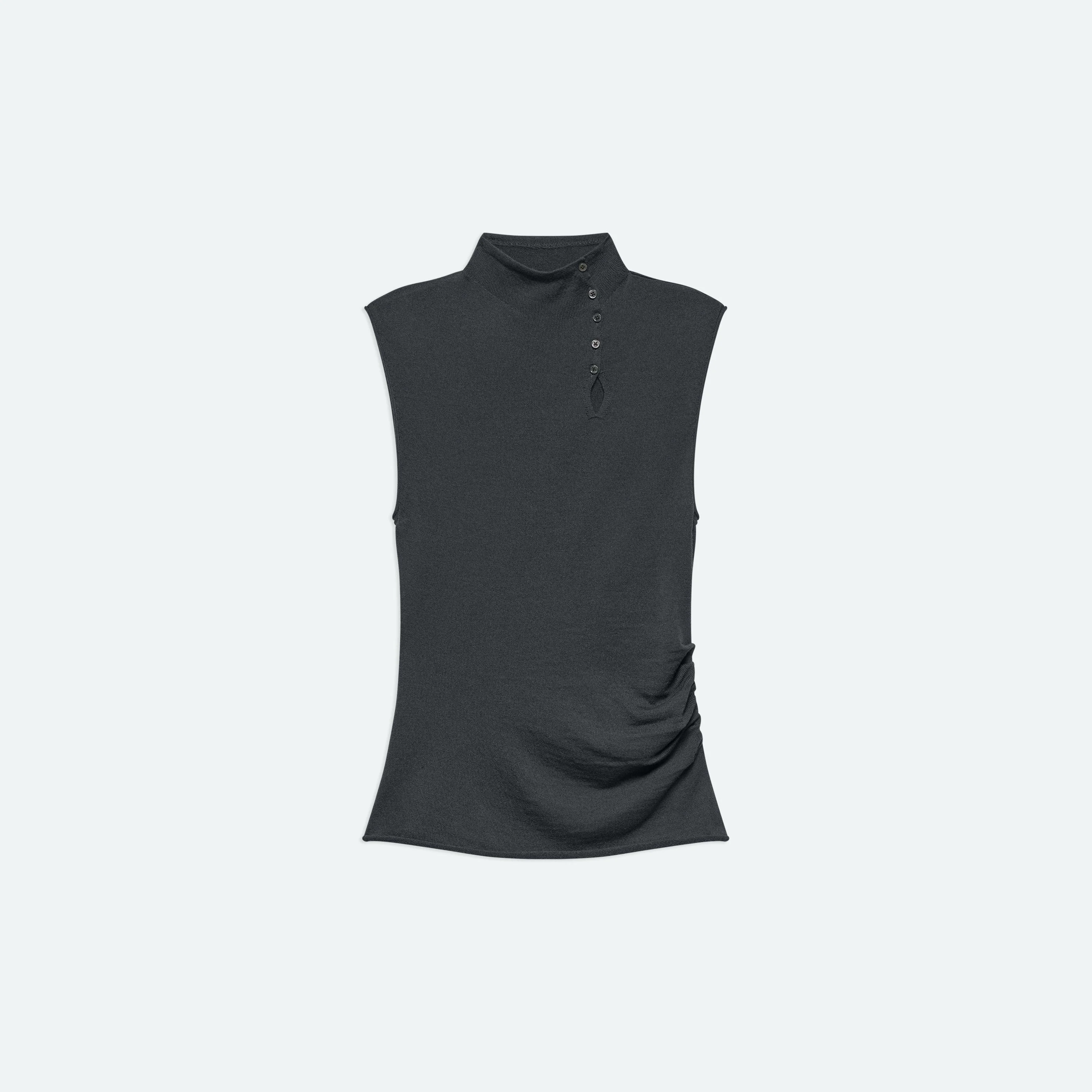 BUTTON TURTLENECK TANK - 1